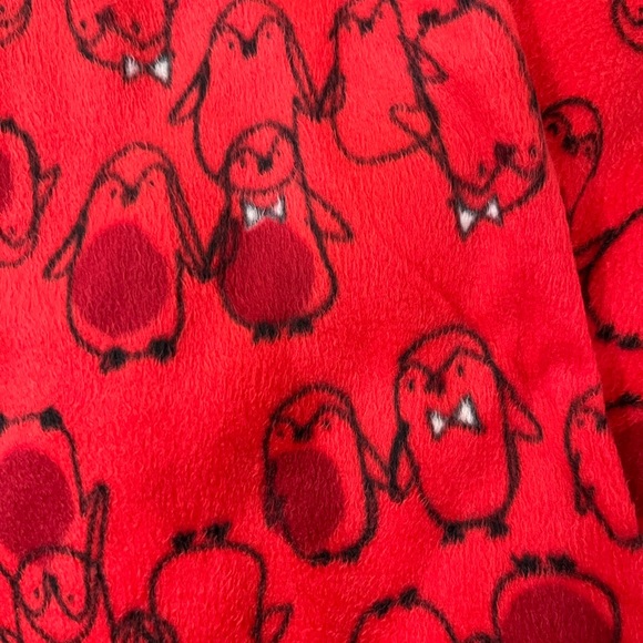 Hue penguin pajamas, long sleeve top and flannel bottom. Size small - Picture 2 of 11